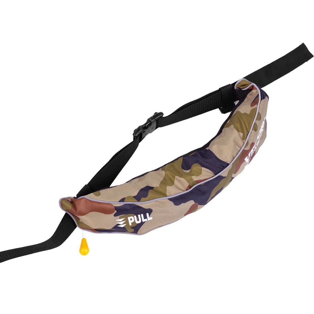 Manual Inflatable Belt Pack PFD For Adults 100N Green Adjustable Waist Life Jacket 2