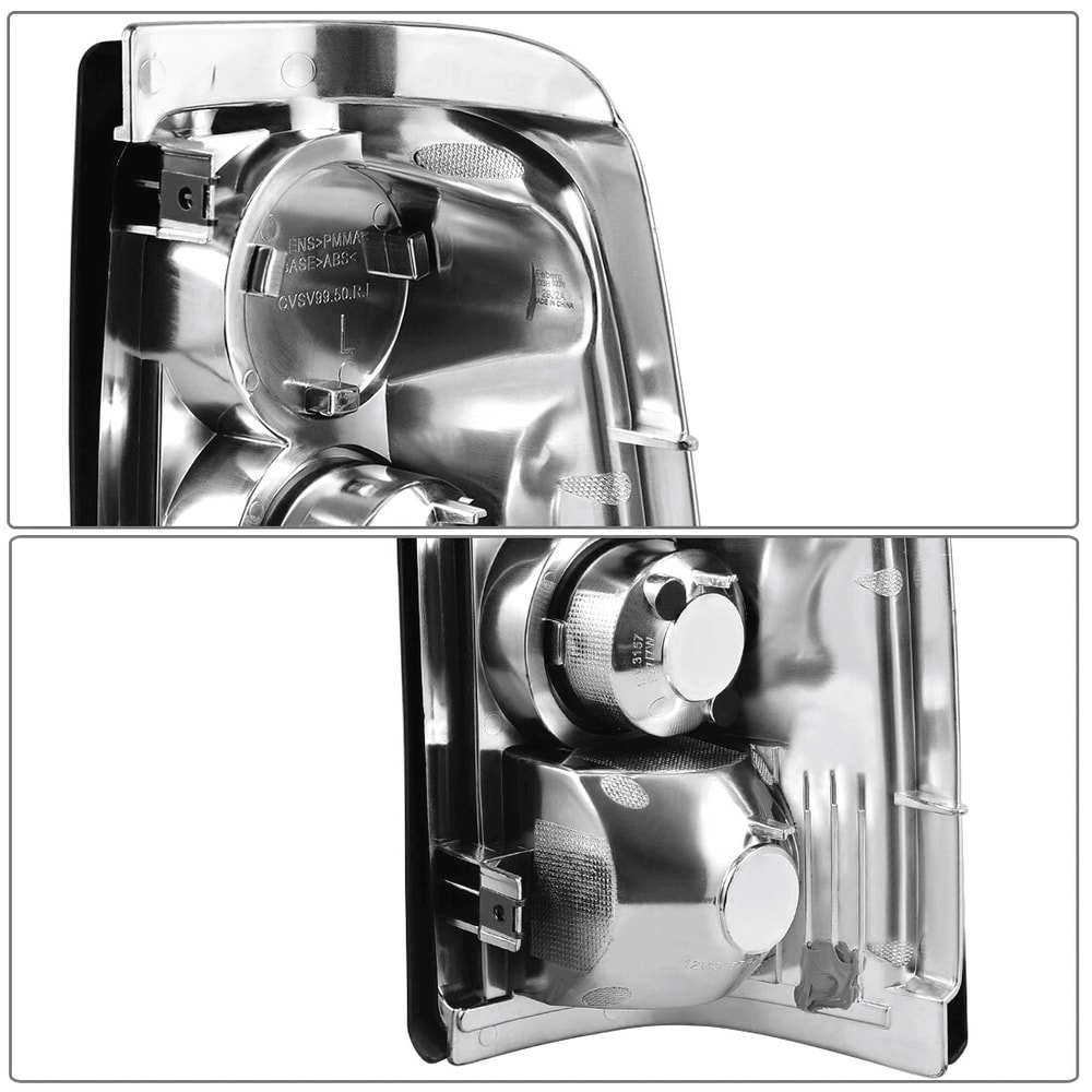 Poruace Chevy Silverado Tail Light Assembly Pair For GMC Sierra Smoke Lens Replacement 1