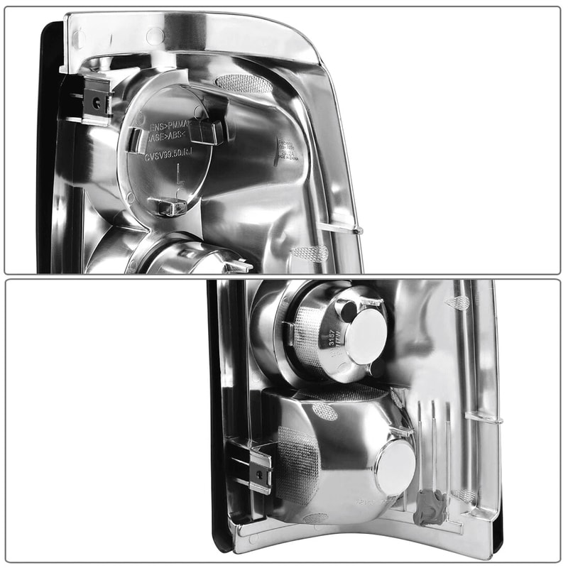 Poruace Chevy Silverado Tail Light Assembly Pair For GMC Sierra Smoke Lens Replacement 1