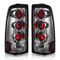 Poruace Chevy Silverado Tail Light Assembly Pair For GMC Sierra Smoke Lens Replacement 4