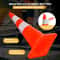 Traffic Safety Cones With Chain Reflective PVC Traffic Cones For Parking And Road Use 2