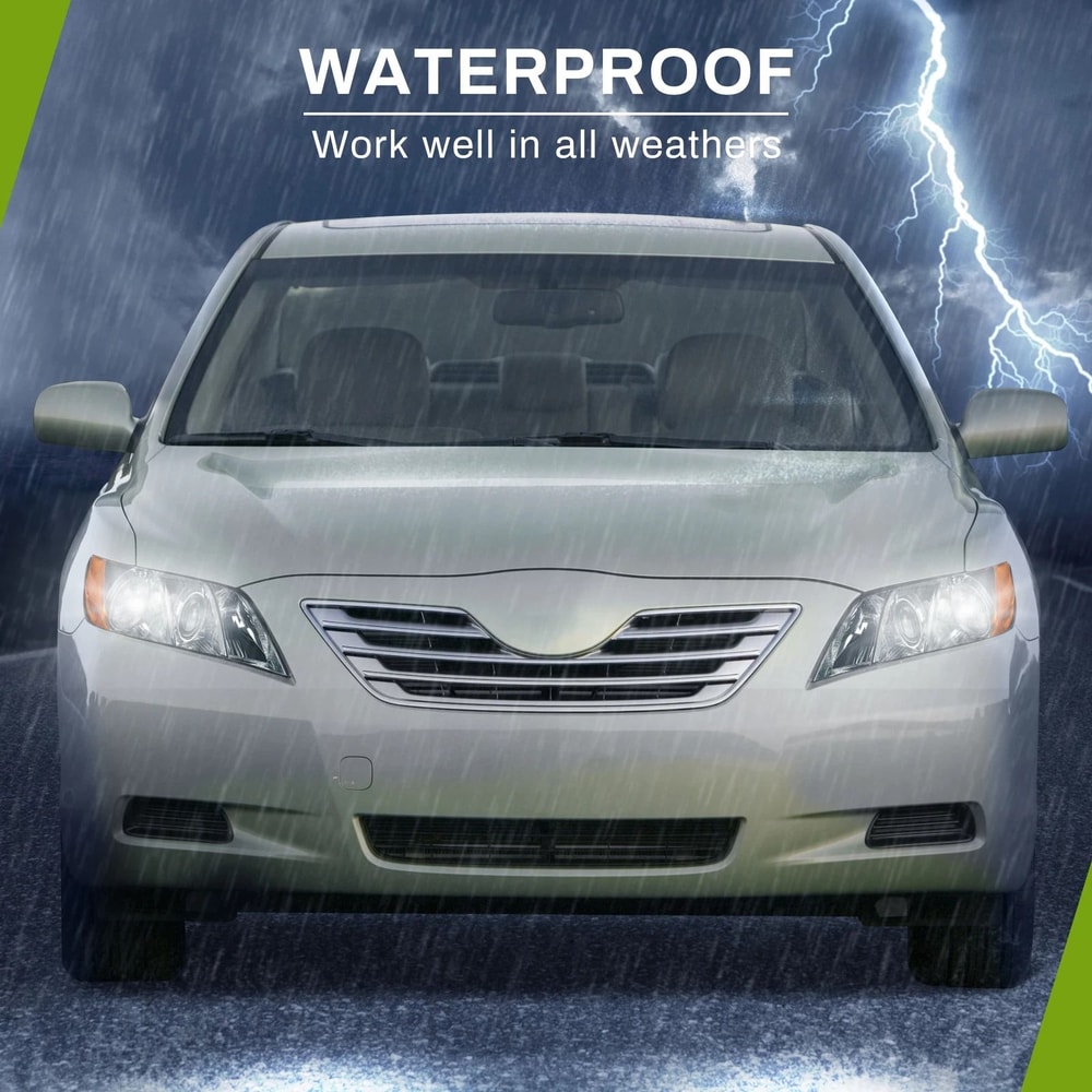 Toyota Camry Projector Headlight Assembly Pair Chrome Replacement 1