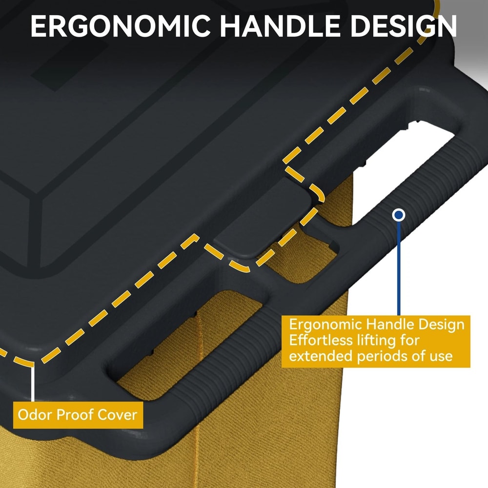Commercial Janitorial Cart With Bag 3 Shelf Cleaning Cart On Wheels 3