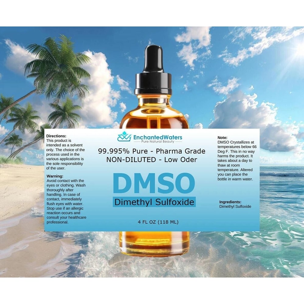 Pure DMSO Low Odor Liquid 4oz Pharma Grade 4
