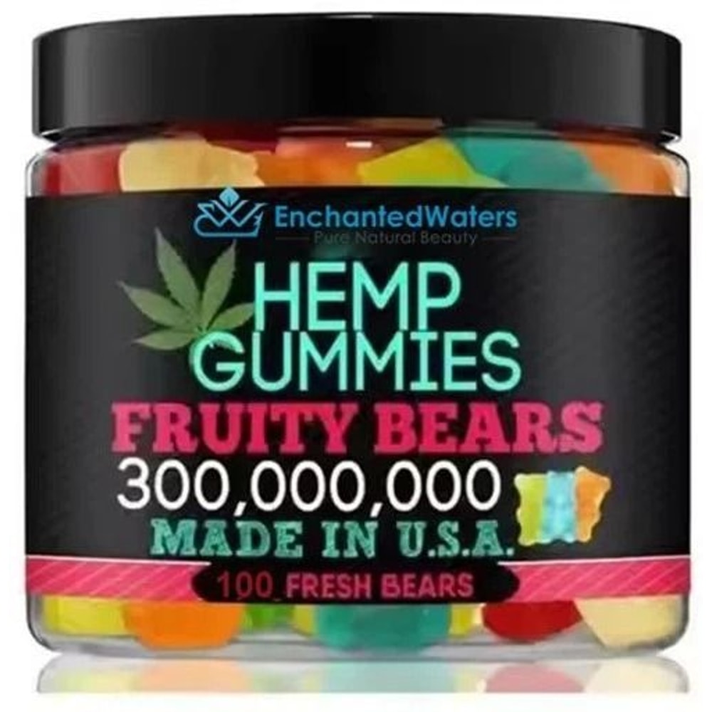 Hemp Gummies For Sleep Relaxation Vegan Fruit Bears 8