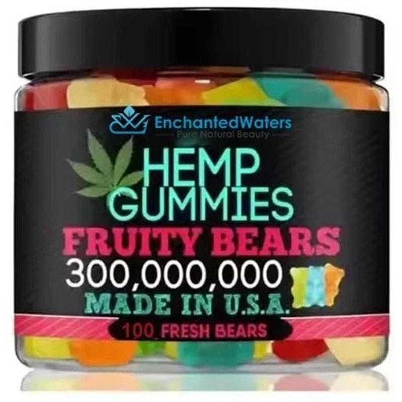Hemp Gummies For Sleep Relaxation Vegan Fruit Bears 8