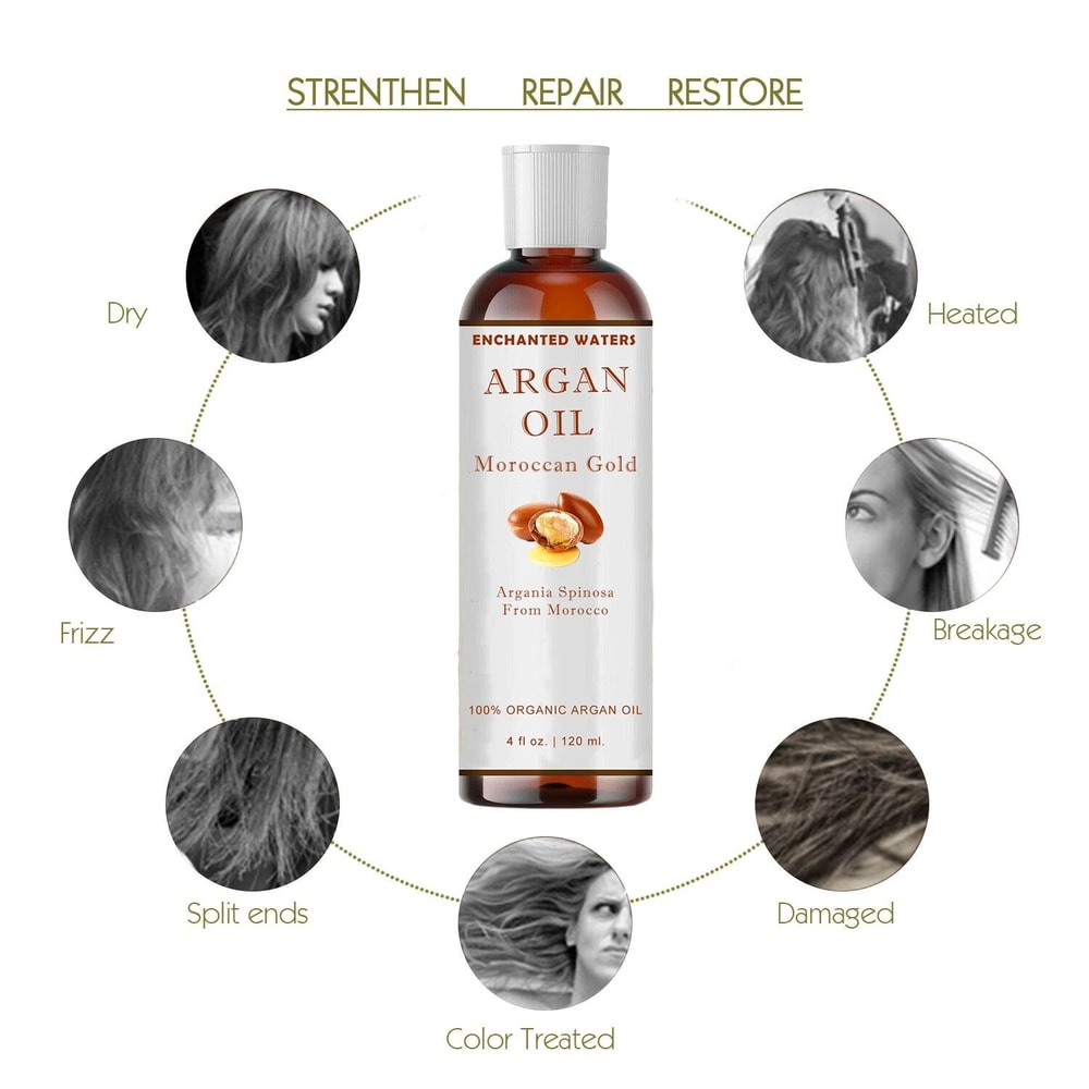 Moroccan Argan Oil Pure Virgin Unrefined For Hair Skin Nails And Face 6