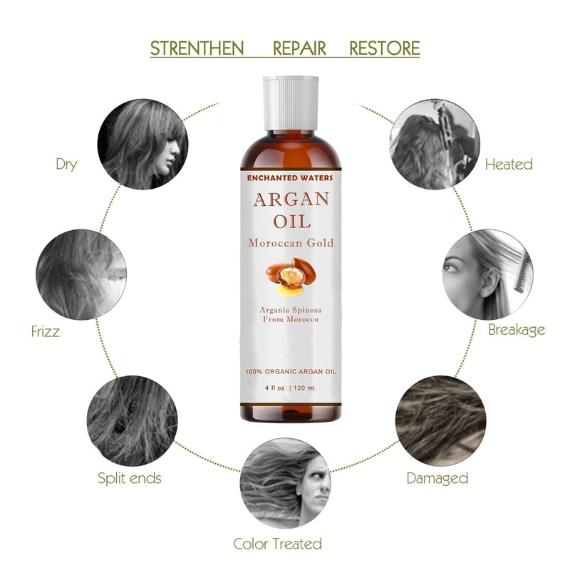 Moroccan Argan Oil Pure Virgin Unrefined For Hair Skin Nails And Face 6