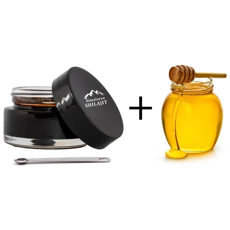 Himalayan Shilajit Resin With Organic Honey Natural Fulvic Acid Supplement 0