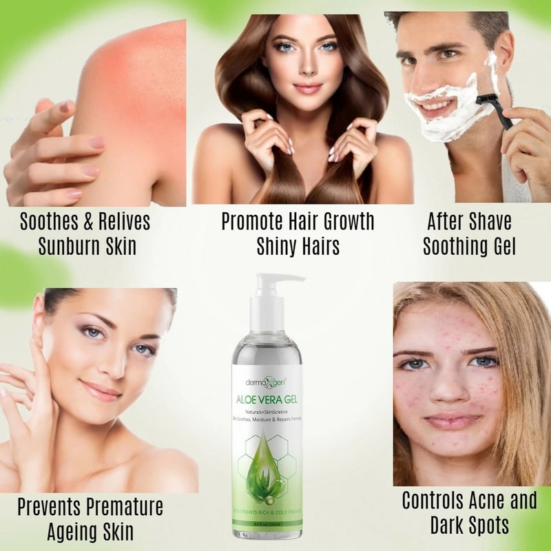 Aloe Vera Gel Pure Soothing Moisturizer For Skin Hydration 3