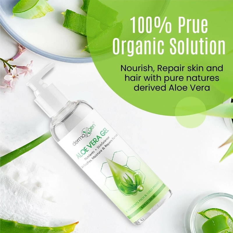 Aloe Vera Gel Pure Soothing Moisturizer For Skin Hydration 5