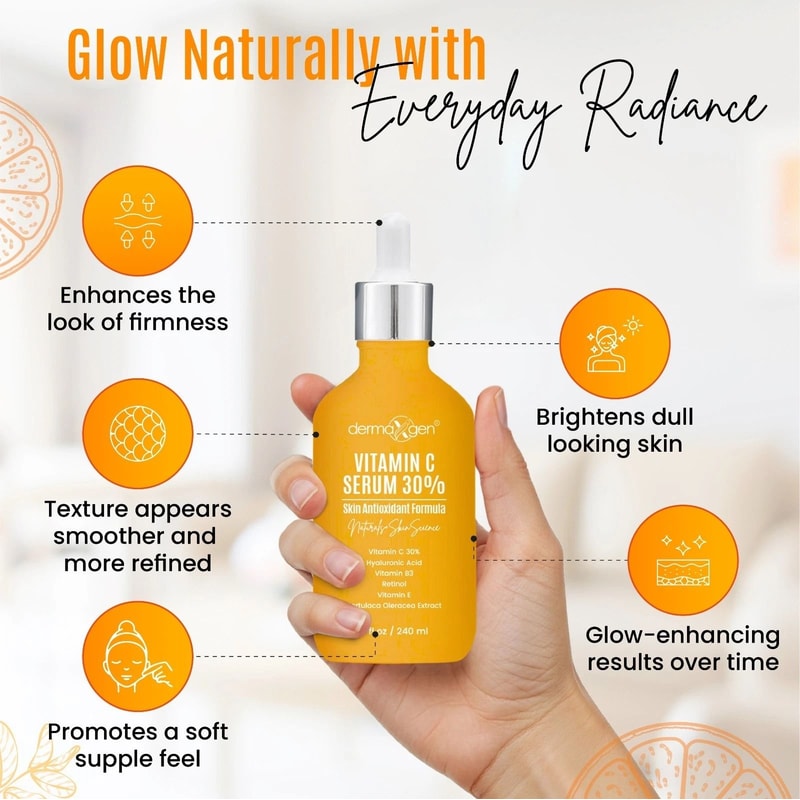 Pure Vitamin C Serum With Hyaluronic Acid Antioxidants For Youthful Skin 3