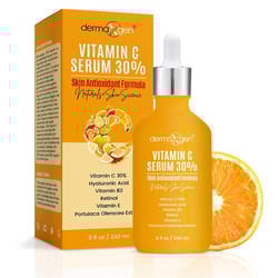 pure vitamin c serum with hyaluronic acid & antioxidants for youthful skin