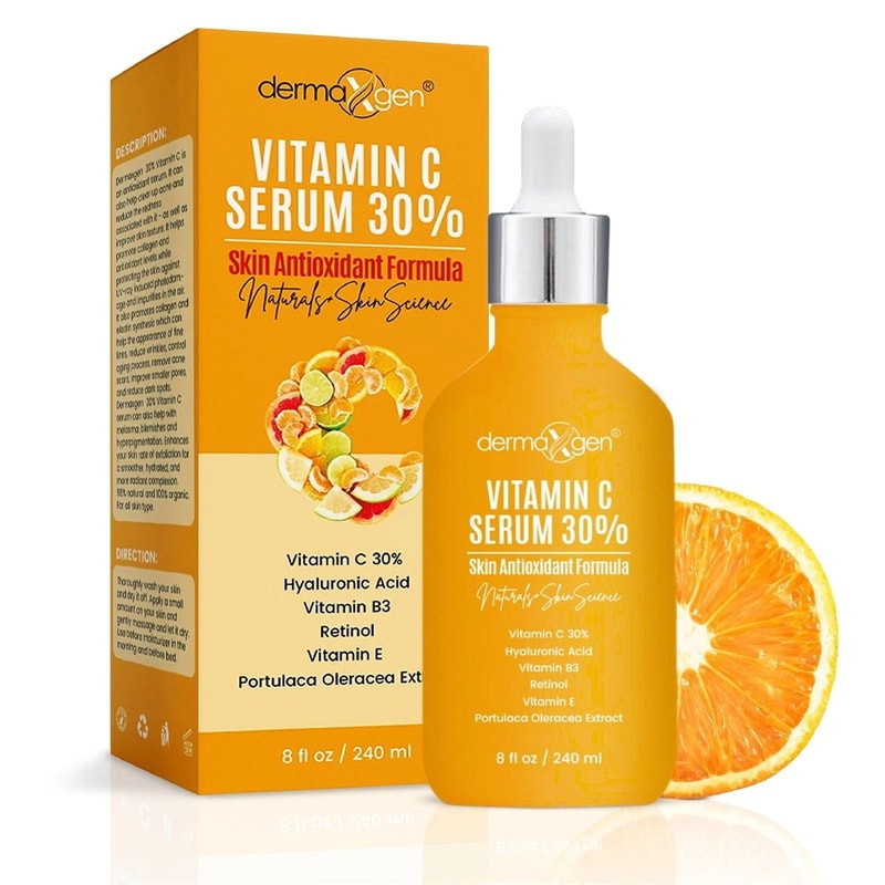 Pure Vitamin C Serum With Hyaluronic Acid Antioxidants For Youthful Skin 8