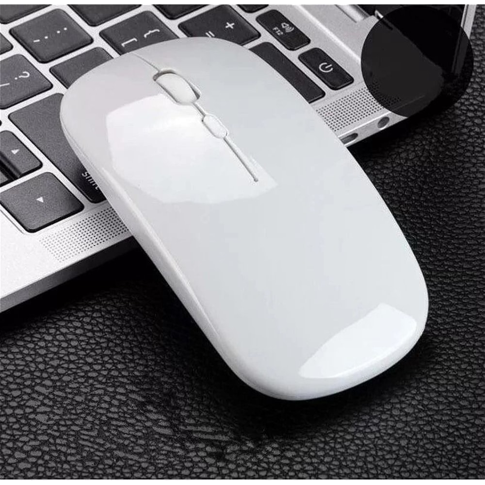 USB Wireless Optical Mouse For MacBook Pro Mac PC White 0
