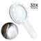 Handheld Magnifying Glass With 12 LED Lights Jumbo 30X Magnifier For Close Inspection 8