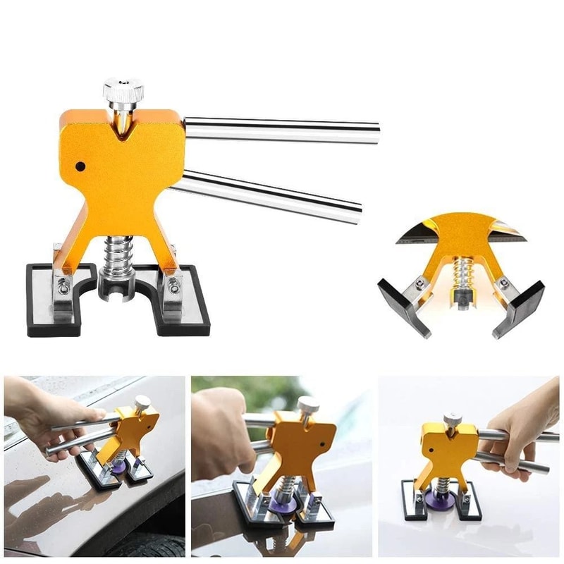 Auto Car Dent Repair Kit Paintless Puller Panel Lifter Tool For Door Dings 4