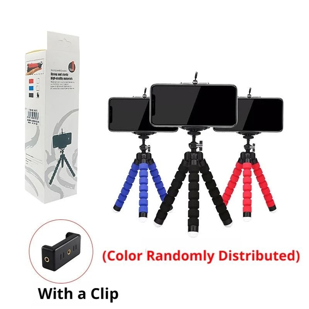 Adjustable Tripod Stand Flexible Octopus Phone Holder For IPhone Smartphones 4