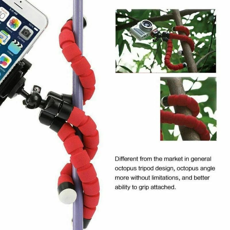 Adjustable Tripod Stand Flexible Octopus Phone Holder For IPhone Smartphones 8