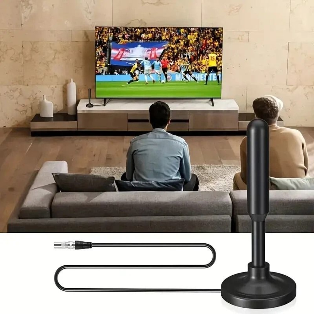 Upgraded Digital HD Antenna Indoor HDTV Long Range Reception 0