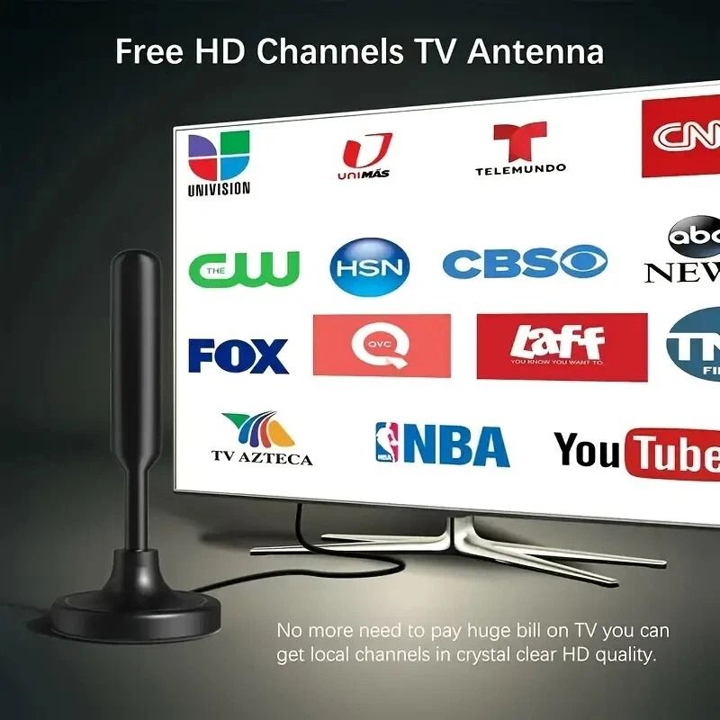 Upgraded Digital HD Antenna Indoor HDTV Long Range Reception 3
