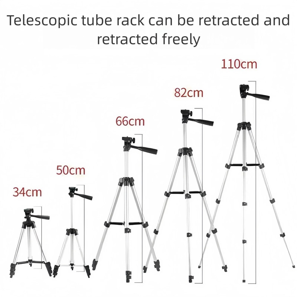 Universal Adjustable Phone Tripod Stand Portable Smartphone Camera Mount 8