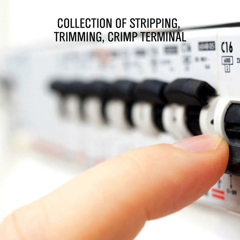 Self Adjusting Wire Stripper Crimper Tool For Insulation Removal And Terminal Crimping 3