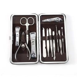 nail clippers set manicure, pedicure & cuticle grooming tools kit
