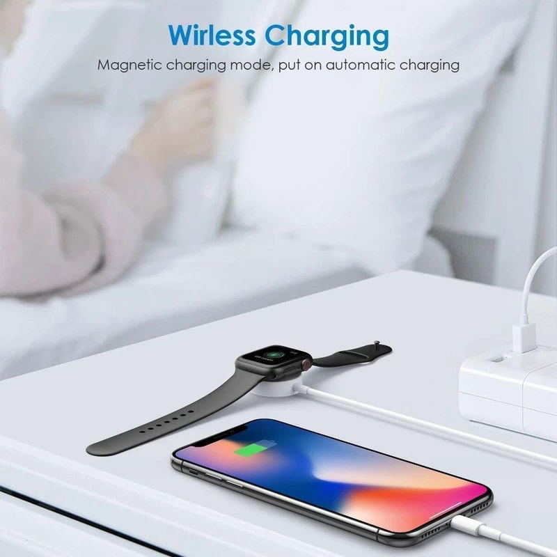 2 In 1 Magnetic Charger Cable For Apple Watch IPhone Fast Convenient Charging For Your Devices 1