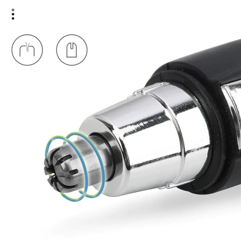 Electric Nose Ear And Eyebrow Trimmer Cordless Groomer Shaver 2