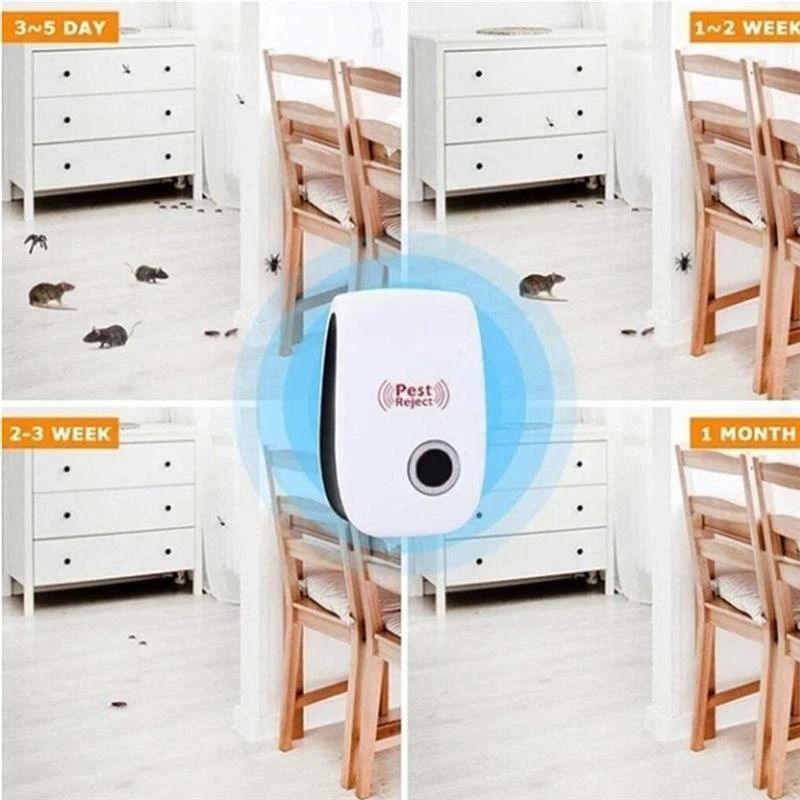 Pest Reject Pro Ultrasonic Repeller Effective Bed Bug Spider And Roach Defender For Home 5