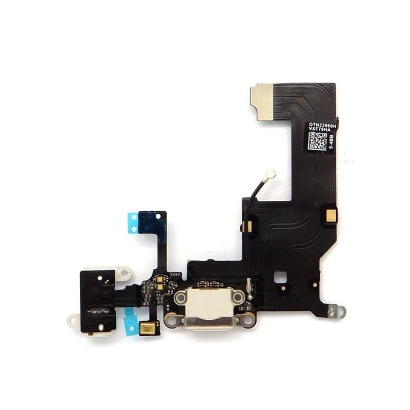 White Charging Port And Headphone Jack Flex Cable For IPhone 5 2