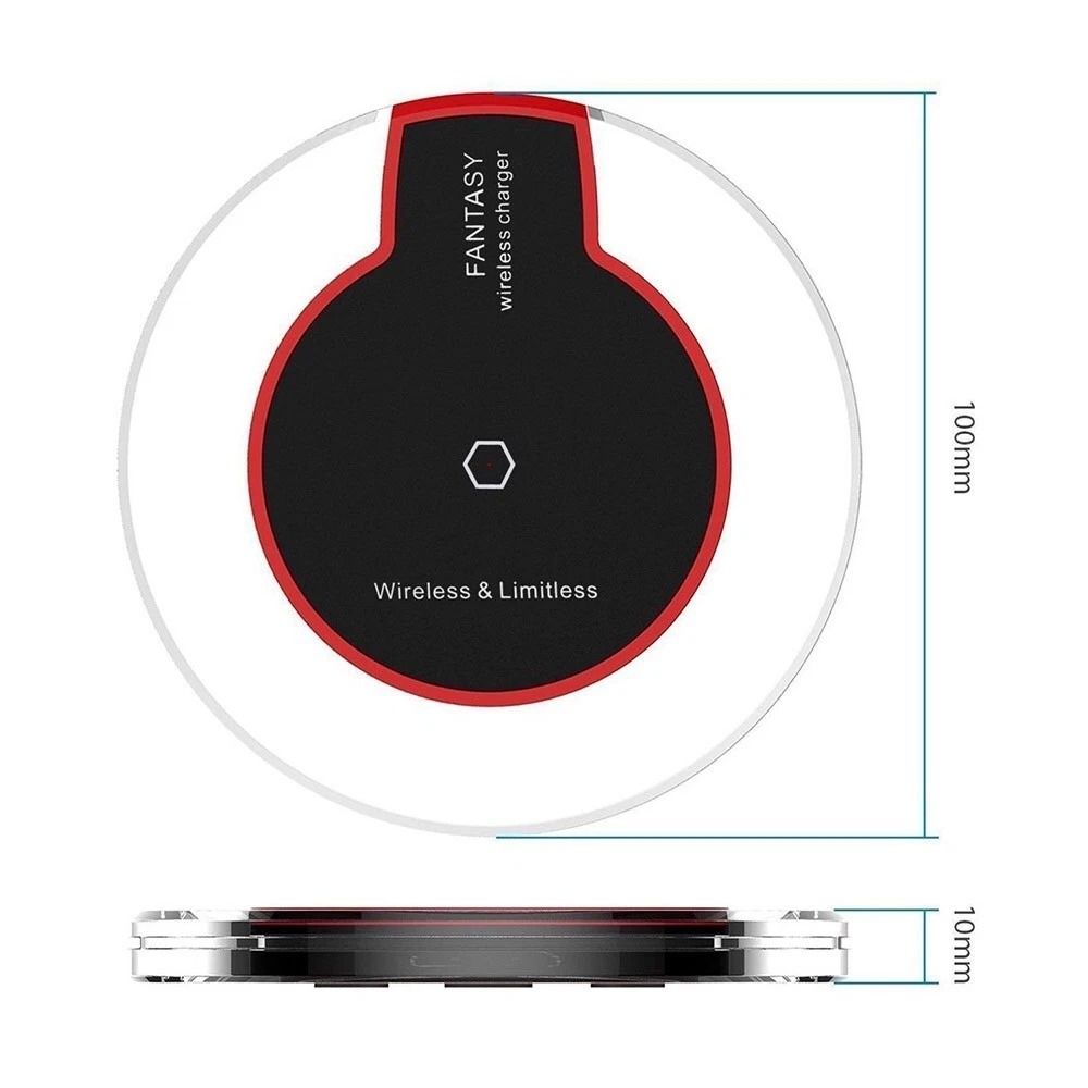 Wireless Fast Charging Pad Stand For Samsung Galaxy S9 IPhone XS 4