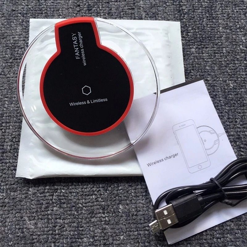 Wireless Fast Charging Pad Stand For Samsung Galaxy S9 IPhone XS 7