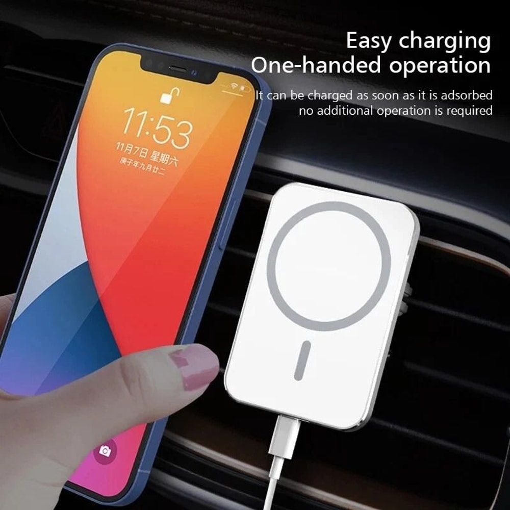 Car Magnetic Wireless Charging Mount Fast Wireless Charging Car Mount For IPhone 5