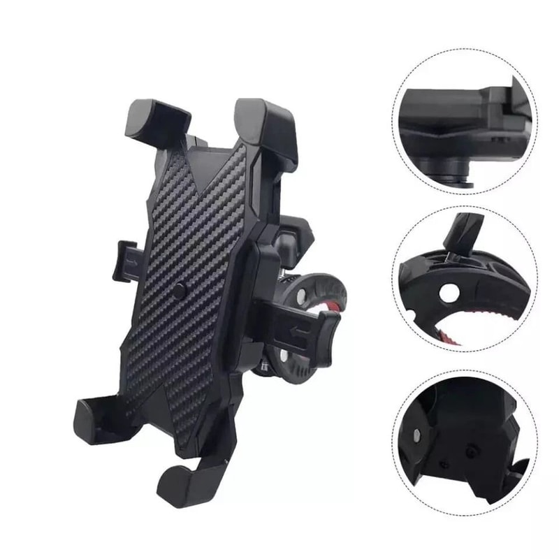 Bicycle Motorcycle MTB Handlebar Silicone Mount Holder For Phone GPS 3