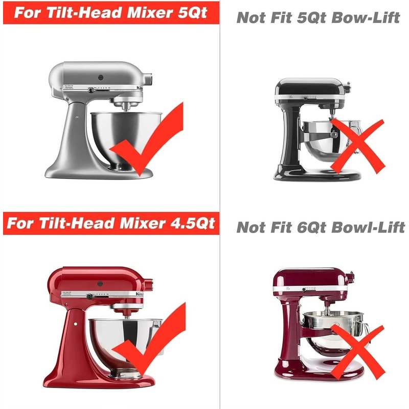 Stainless Steel Flat Beater Replacement For KitchenAid Tilt Head Stand Mixers 3