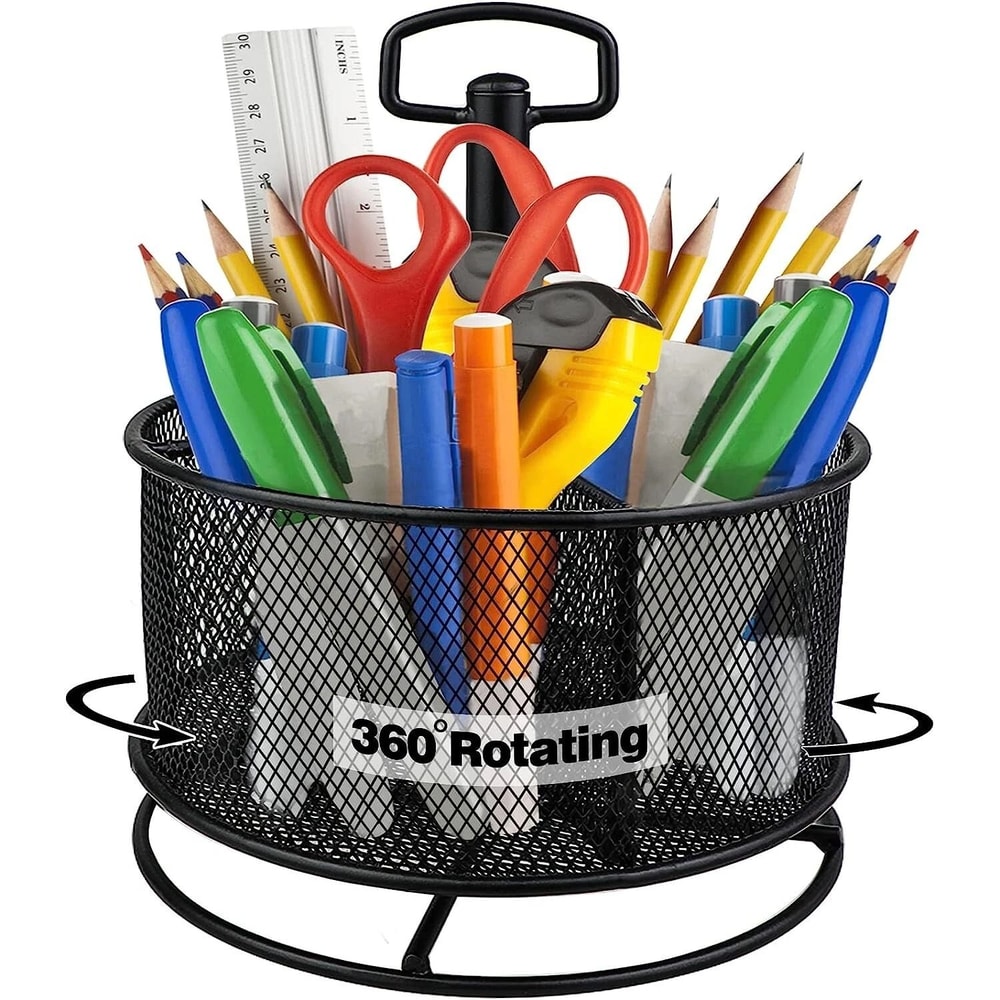 Large Pen Holder Desk Organizer With Compartments For Office Home Use 6