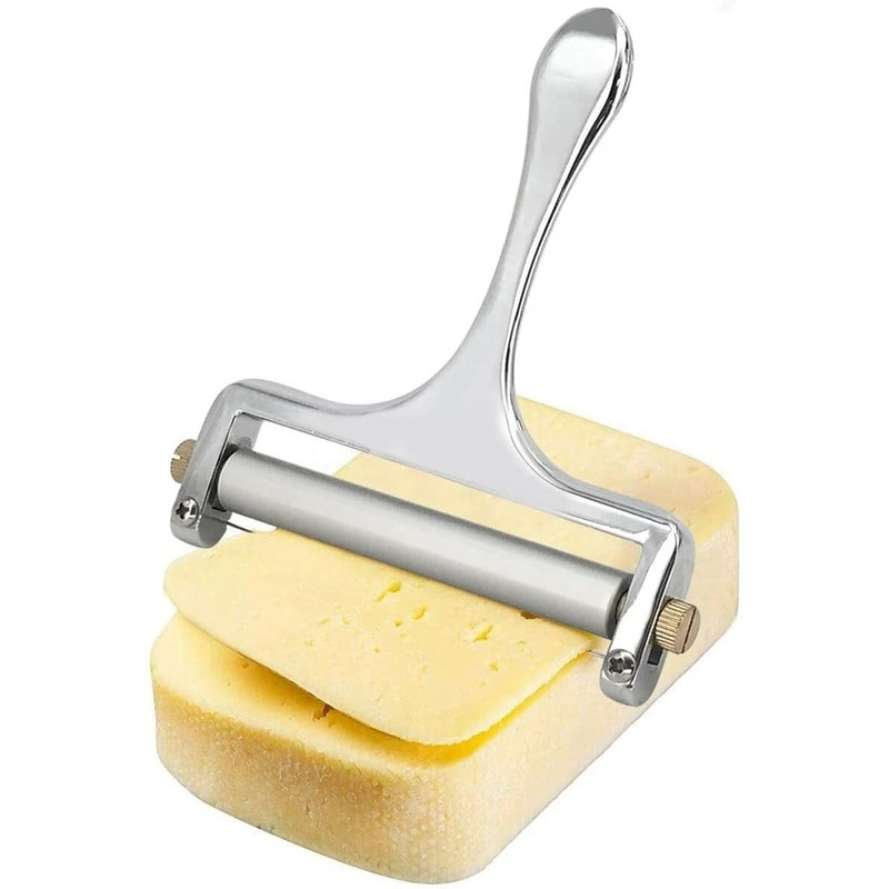 Adjustable Stainless Steel Cheese Slicer With Precision Wire Cutter For Perfect Slices 7