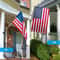 Adjustable Aluminum Flag Pole Holder For Outdoor Use Multi Position Bracket Mount 5