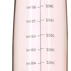 pink 36 oz leakproof sports water bottle with flip top lid & handle