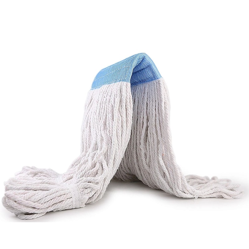 Heavy Duty Loop End Cotton Mop Head Refills Eco Friendly Machine Washable 6