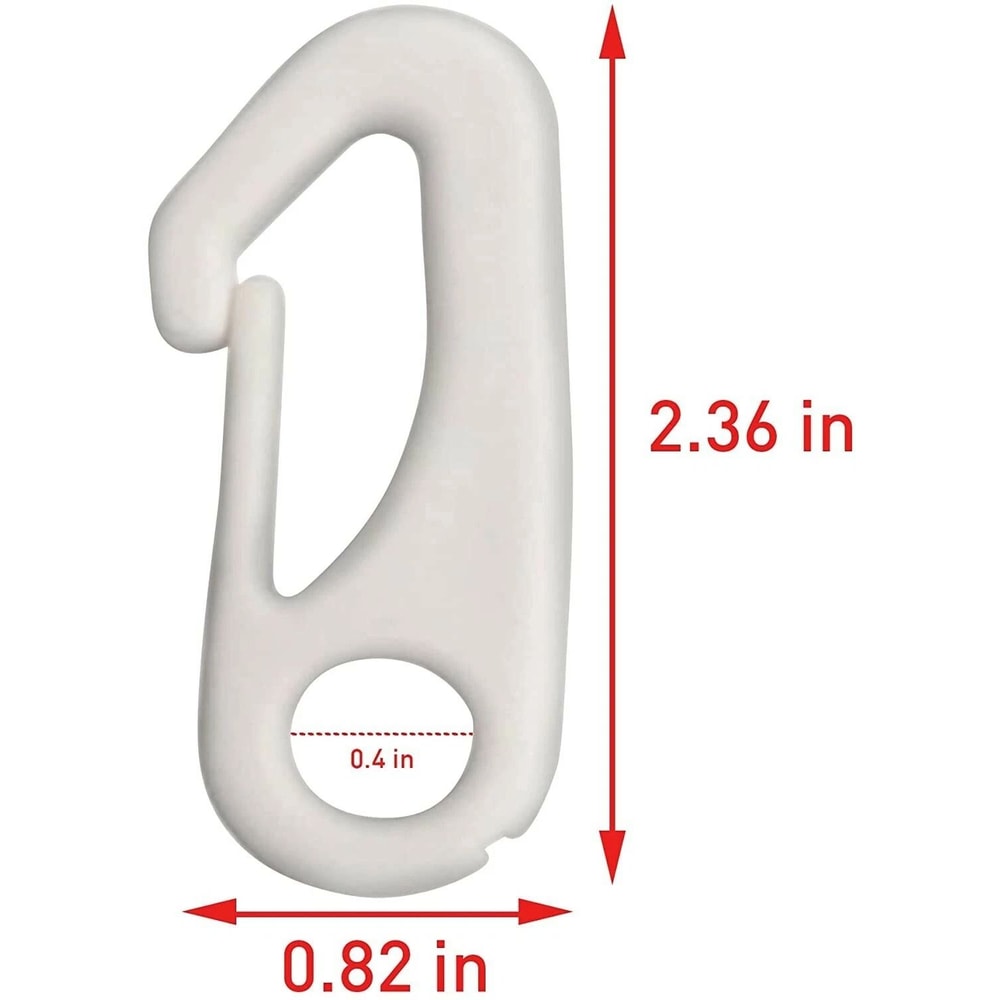 Flag Pole Clip Snap Hook Heavy Duty Nylon Flagpole Accessories For Easy Flag Attachment 4