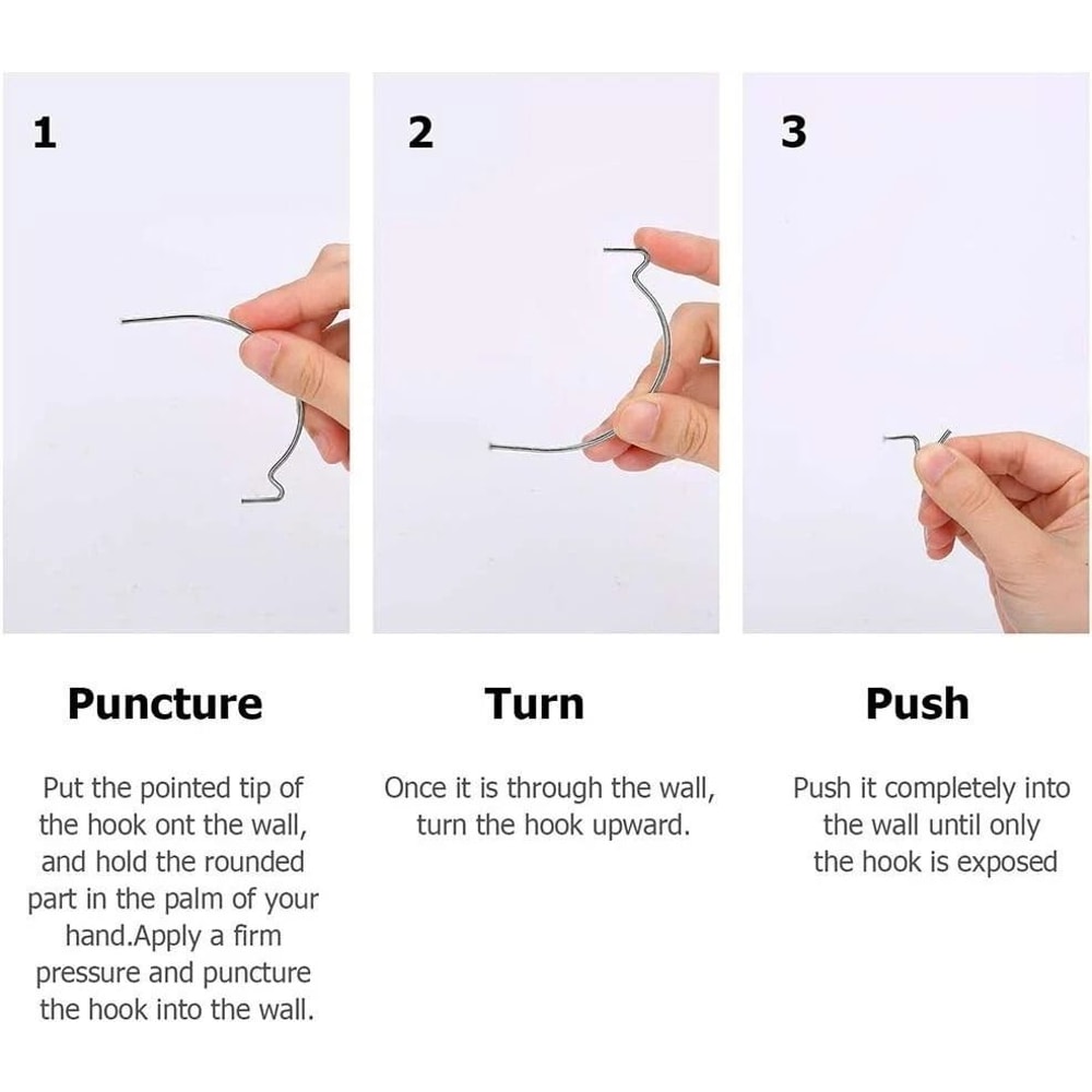 Super Hook Picture Hanger Set Multi Function Wall Mount For Art Clock And Home Office Decoration 0