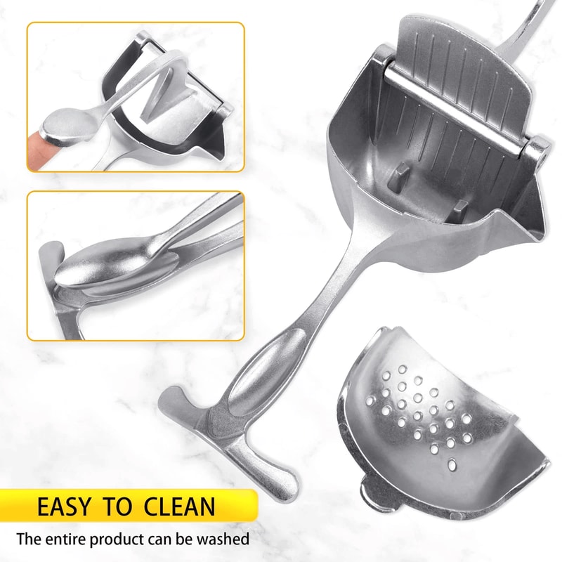 Heavy Duty Stainless Steel Lemon Squeezer Manual Citrus Juicer Rustproof Durable 1