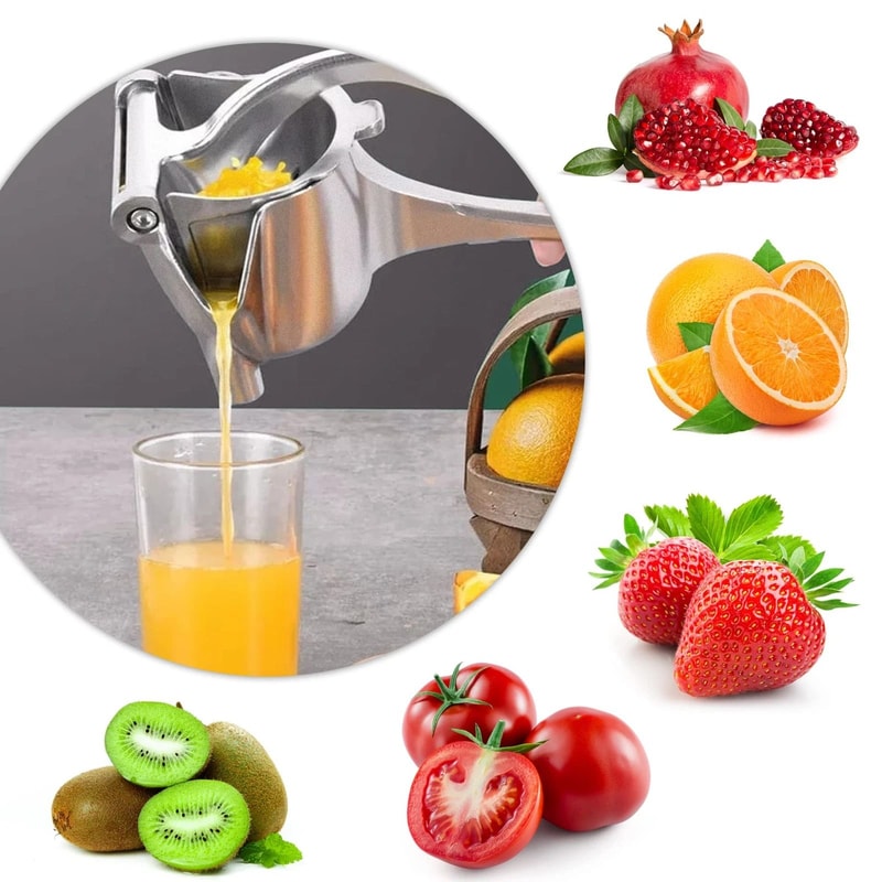 Heavy Duty Stainless Steel Lemon Squeezer Manual Citrus Juicer Rustproof Durable 6