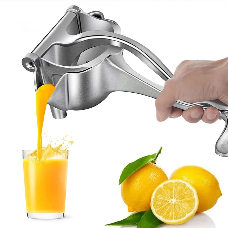 Heavy Duty Stainless Steel Lemon Squeezer Manual Citrus Juicer Rustproof Durable 8