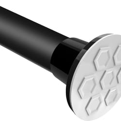 adjustable tension curtain rod no drilling, non-slip, telescoping curtain rod for easy installation