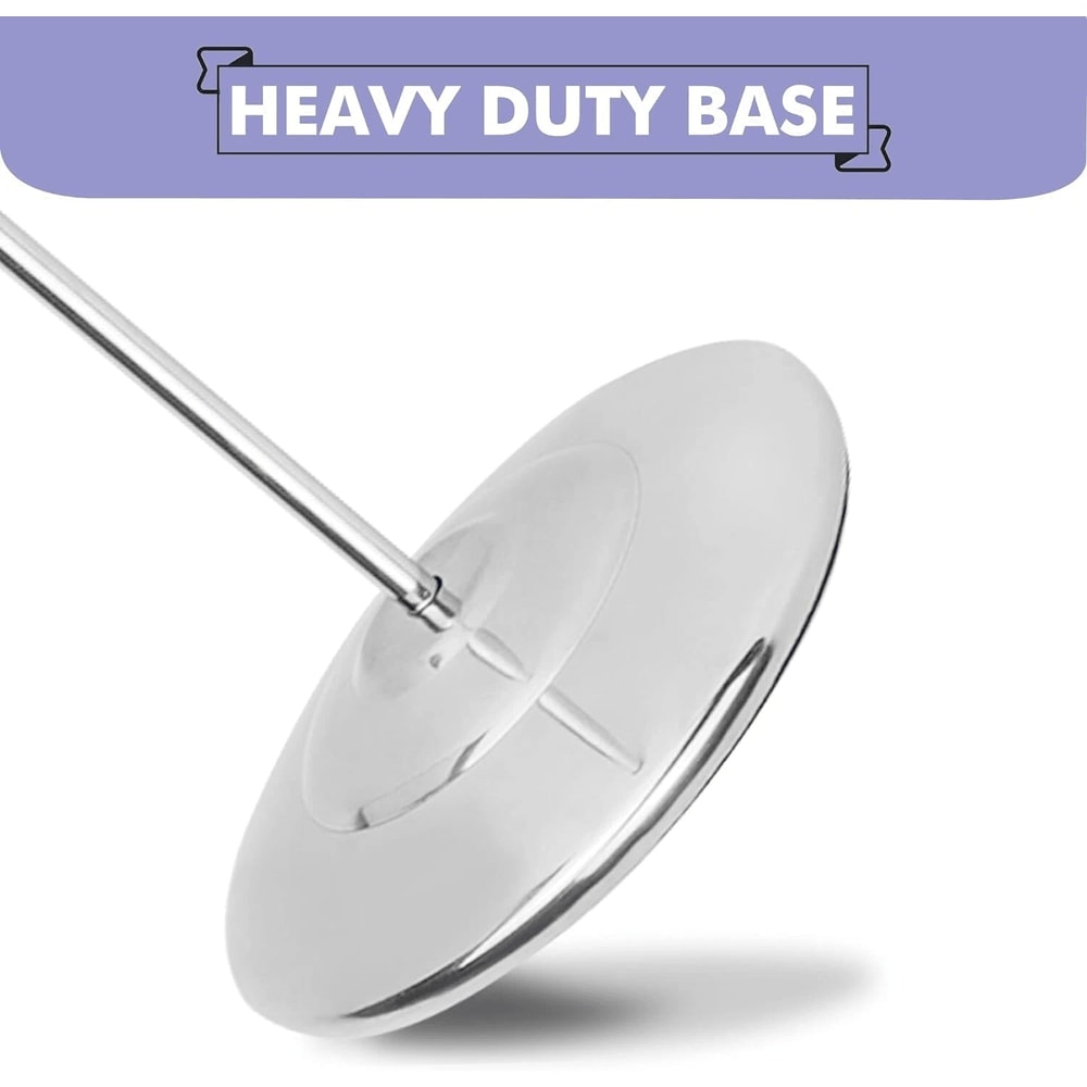 Stainless Steel Receipt Holder With Heavy Duty Base Restaurant Receipt Spike Stand 5