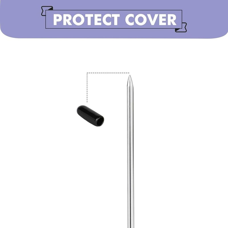 Stainless Steel Receipt Holder With Heavy Duty Base Restaurant Receipt Spike Stand 6